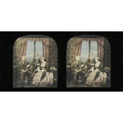 Daguerreotype stereo vers 1855