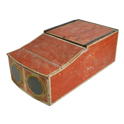 BOITE OPTIQUE vers 1820. Fabrication française