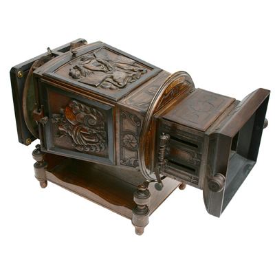 BOITE OPTIQUE vers 1862. « MEGALETHOSCOPE », Venise, Italie