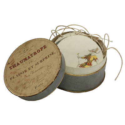 Thaumatrope vers 1830.