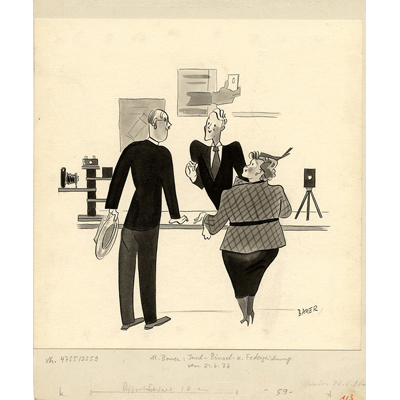 DESSIN 1936, « Bauer »